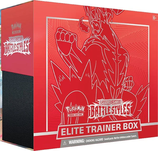 Pokémon TCG: Battle Styles (Sealed) Elite Trainer Box 'Single Strike Urshifu' (Red)