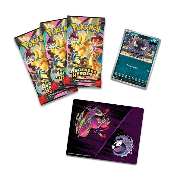 Pokémon TCG: Ascended Heroes Tech Sticker Blister (Gastly)