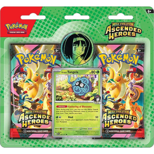 Pokémon TCG: Ascended Heroes Blister 2-Pack (Tangela)
