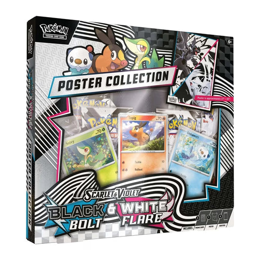 Pokémon TCG: Black Bolt and White Flare Poster Collection