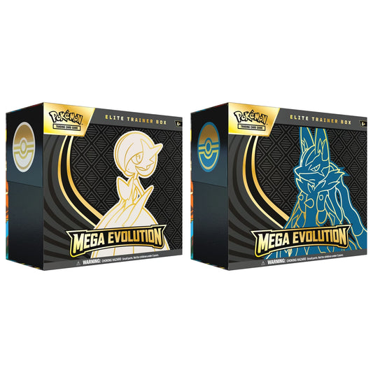 Pokémon TCG: Mega Evolution 'Lucario' & 'Gardiviour' (Sealed) Elite Trainer Box