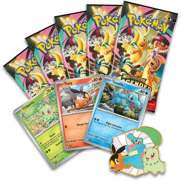 Pokémon TCG: Ascended Heroes First Partners Deluxe Pin Collection