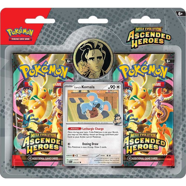 Pokémon TCG: Ascended Heroes Blister 2-Pack (Komala)