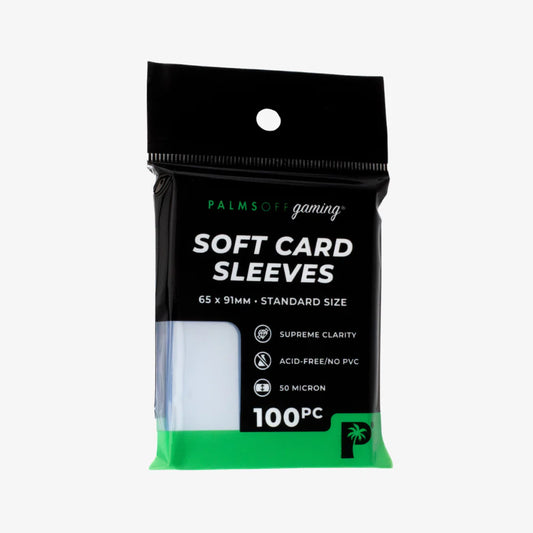 2x Palms Off Gaming Soft Card Sleeves