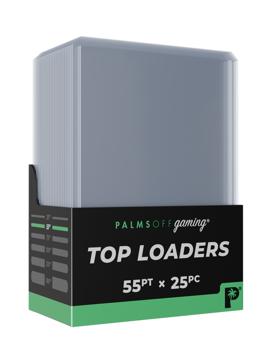 Palms Off Gaming 25pc - 55PT Top Loaders