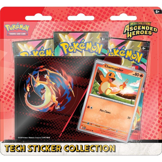 Pokémon TCG: Ascended Heroes Tech Sticker Blister (Charmander)